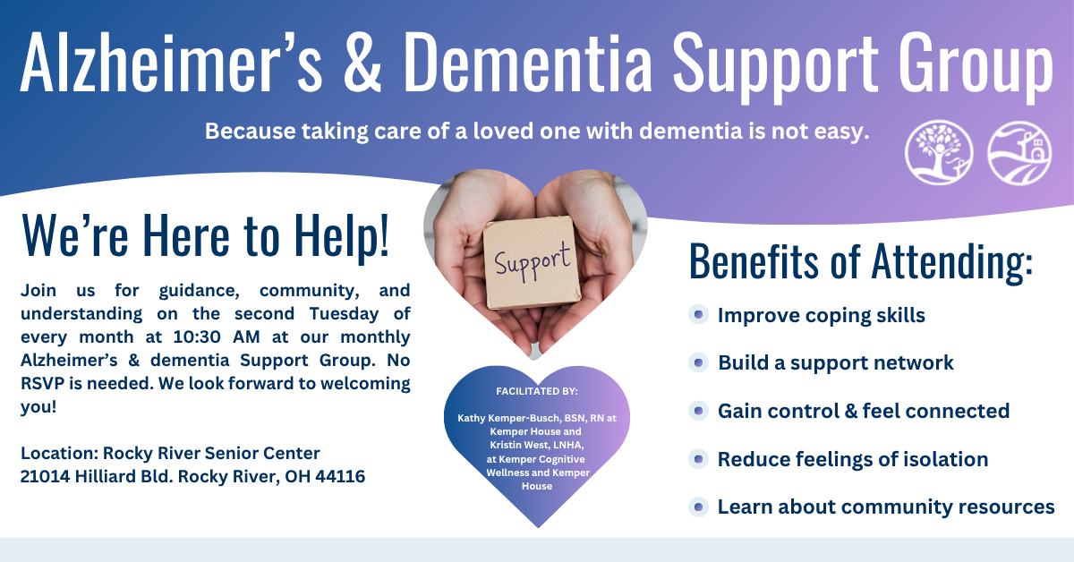 Support Group Flyer Rocky River Senior Center (1200 x 628 px)
